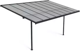 Terasos stoginė ATLANTA 3x4,4 m, Cold Pilkas