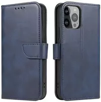 Hurtel Magnet Samsung S24 Plus atverčiamas ir wallet – dėklas telefonui mėlynos spalvos