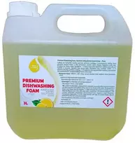 Aukščiausios kokybės indų plovimo putos - Premium Dishwashing Foam. 3L papildymas