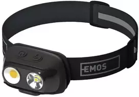 Žibintuvėlis ant galvos įkraunamas, LED, 500lm, Li-pol 1200 mAh, EMOS
