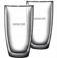 Stiklinių komplektas Sencor Latte SGX 002, stiklas, 2 vnt.