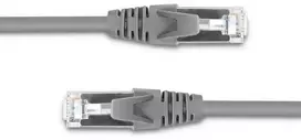 Tinklo laidas Kabelis sujungimo ftp cat5e 2 x rj-45 3 m didelis greitis auksinis ekranuotas Qoltec