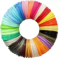 100 m PLA plastikas 3D rašikliui, 20 spalvų po 5 m