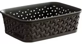 Plastikinė dėžė My Style Rattan A6 Curver 6x19.8x14.2cm ruda