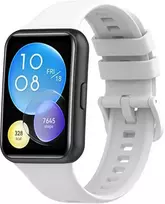 4Wrist Silikoninis dirželis Huawei Watch FIT 2 Active - baltas