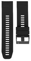 Silikoninis dirželis, skirtas Garmin Fenix 7X / Fenix 6X / Fenix 5X Plus / Fenix 3 - 26 mm - juodas