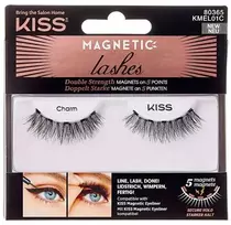 KISS Magnetinės blakstienos 01 Charm (Dvigubo stiprumo magnetinės blakstienos)