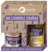 Purity Vision Bio Lavander Set kūno odos priežiūros rinkinys (kūno sviestas, 120 ml + kūno aliejus, 100 ml)