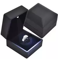 Jk Box LED apšviesta plastikinė žiedinė dėžutė KZ-3 / A25