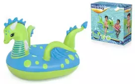 Bestway Fantasy Dragon Ride-On, Mėlyna, Žalia, Plaukiojantis plūduras, Raštas, 3 metai, Berniukams/mergaitėms, 45 kg