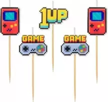 GoDan Žvakės pyragui Game On 5 vnt.