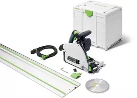 Įgilinamasis diskinis pjūklas Festool TS 60 KEBQ-PLUS + FS 1400/2 liniuotė