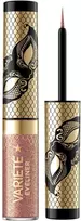 Eveline Cosmetics Variete Atsparus vandeniui Shiny Liquid Akių apvadas 01 Sparkle Gold, 4 ml