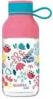 „Quokka Ice Kids“ su dirželiu - „Ecozen Vanduo“ gertuvė 430 ml su dirželiu (gėlės)