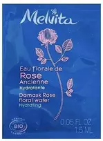 Melvita, Damask Rose, Organic, Hydrating, Floral Vanduo, For Face - Neck, 1.5 ml *Sample