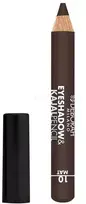 Deborah, Deborah, Blending, Matt, Eyeshadow - Kajal Akių apvadas 2-In-1, 10, Brown, 2 g *Tester