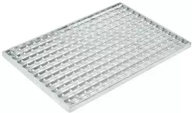 Cinkuoto plieno grotelės Aco Vario 60x40 cm, batams valytis