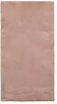 Domoletti FAKE RABBIT FUR 80X150CM RECTANGLE Rožinis