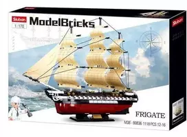 Konstruktorius SLUBAN M38-B0836, burlaivis, 1118 dalių