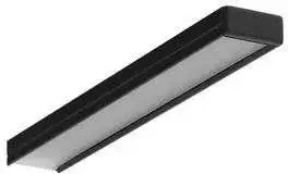 LED sloksnes profils Standart BEGTON12 Paviršinis F2005421, melna krās.