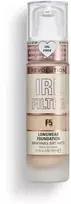 „Makeup Revolution IRL“ ilgai išliekantis makiažo pagrindas „Filter Oil Free“ be riebalų, „Kreminis“ F5, 23 ml
