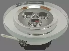 Tope Lighting Įmontuojama apvali krištolinė LED panelė "NODA" 3W