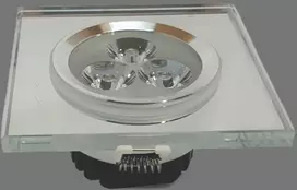 Tope Lighting Įmontuojama kvadratinė krištolinė LED panelė "NODA" 3W
