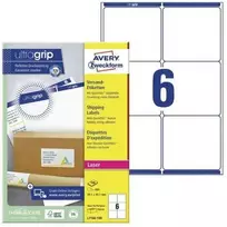 Avery Zweckform Avery L7166-100, Balta, A4, Popierius, 100 lapų, 99,1 mm, 93,1 mm
