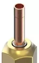 Danfoss T2/TE2 CO2 adapteris 3/8 - 3/8'', platėjantis, 3/8'', lituojamas