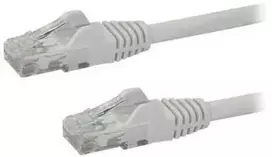 StarTech.com 100 pėdų CAT6 Ethernet kabelis - baltas CAT 6 gigabito Ethernet laidas - 250MHz 100W PoE RJ45 UTP tinklo / jungiamasis laidas be užsegimo su įtempimo mažinimu, individualiai išbandytas, 30,5 m, Cat6, U/UTP (UTP), RJ-45, RJ-45, baltas