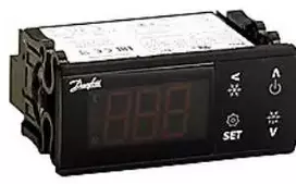 Danfoss ERC 213 - Elektroninis aušinimo valdiklis, DI 1, DO 3, AC 197-250 V, raudonas šviesos diodas