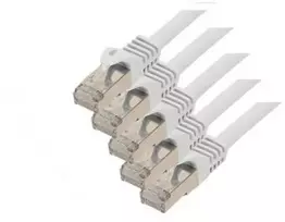 S-Conn S/CONN Cat. 7 S/FTP 5 m, 5 m, Cat7, S/FTP (S-STP), RJ-45, RJ-45, baltas