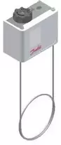 DANFOSS termostatas su jutikliu. Temperatūros diapazonas nuo -5 iki 35 °C. Jutiklio ilgis: 2 m.