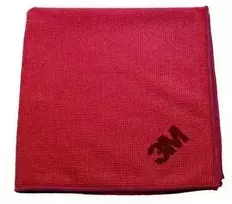 3M 7100087657, Mikropluoštas, Raudona, Skalbti skalbimo mašina, 95 °C, 360 mm, 360 mm