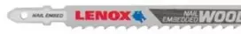 „Lenox“ dėlionės ašmenys B406T3 – medienai su vinimis TPI 6 – T111C – 3 vnt. pakuotėje