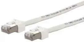 METZ CONNECT fasadinis kabelis, 0,3 m, Cat6, S/FTP (S-STP), RJ-45, RJ-45, baltas