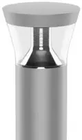 Sieninis šviestuvas Solar Plus AVENIDA stulpelis 1000 mm. 13,5 W 1200 lm 3000 K R9006 - PROFESIONALUS