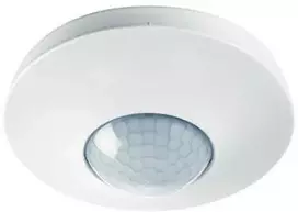 Lubinis šviestuvas ESYLUX Lubų judesio jutiklis 360 laipsnių PD-C360/8 SLAVE, 8 m. veikimo nuotolis, 230V AC, 50/60Hz, Ø108 mm, balta RAL9010