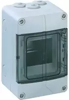 SPELSBERG Grupinė plokštė AKE 03, 3 moduliaiAukštis x plotis x gylis: 150x100x96 mmIP 65 polistirenas, šviesiai pilka RAL 7035
