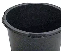 Sydvesta Mūrinė vonia apvali 40 L juoda -
