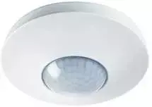 ESYLUX PD-C360i/8 Duo Dali, Pasyvus infraraudonųjų spindulių (PIR) jutiklis, Laidinis, 8 m, Lubinis, Vidinis, Baltas