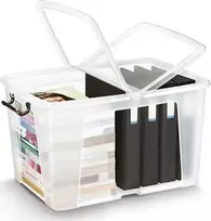 CEP CEP Smartbox biuro konteineris, 65l, skaidrus