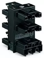 Wago 770-608, juodas, poliamidas, 25 A, 250 V, 30 mm, 48 mm
