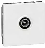 LEGRAND Antenos lizdas, vienas TV kištukas, 9,52 mm2, modulis, baltas