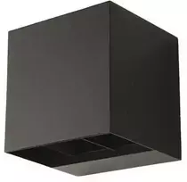 Sieninis šviestuvas Sg Armaturen Apšvietimo lempa „Artes LED“ 8 W 2700 K, 340 liumenų, juoda