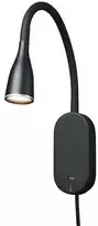 Nielsen_Light Sieninis šviestuvas EYE USB LED juodas