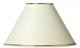 Nielsen_Light MARIE ŠVIESTUVO TAURIUKAS, 15,0 CM AUKŠTIS, KREMINĖS SPALVOS, SU AUKSINIU KRAŠTU