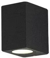 Nordtronic Alba - Sieninis šviestuvas Įmontuojamas LED 8W 3000K - Stačiakampis grafito pilkos spalvos