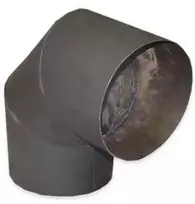 Dūmtraukių alkūnė ABX, 200 mm, 1.5 mm, 90°