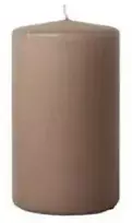 Multi Žvakė blokui Ø60x120 mm, degimo laikas 40 val., tamsiai smėlio spalvos, 12 vnt./dėžutėje